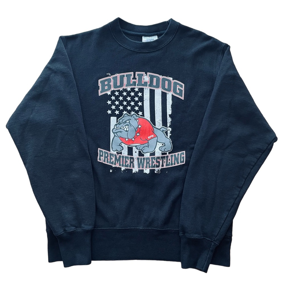Champion Reverse Weave Bulldog Premier Indiana Wrestling Sweatshirt Mens Medium